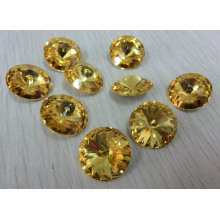 Round Shaped Fancy Stone for Crystal Jewelry Accessories